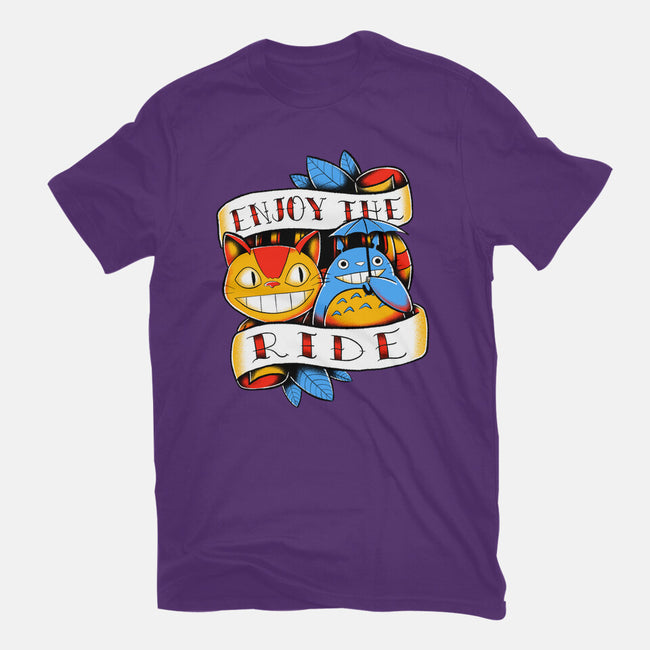 Enjoy The Ride-Womens-Fitted-Tee-estudiofitas
