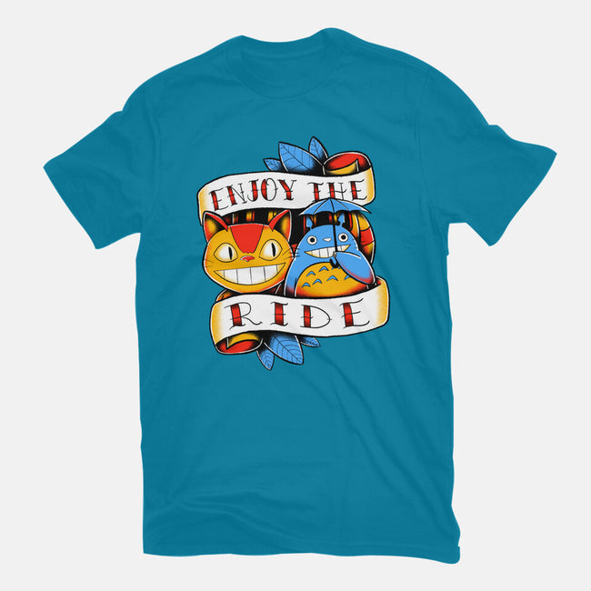 Enjoy The Ride-Womens-Fitted-Tee-estudiofitas