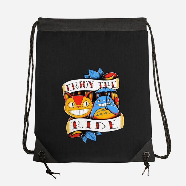Enjoy The Ride-None-Drawstring-Bag-estudiofitas