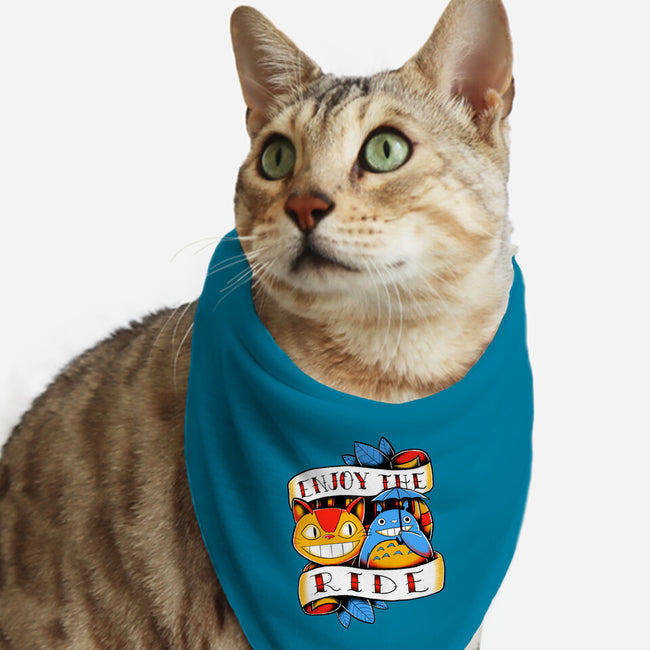 Enjoy The Ride-Cat-Bandana-Pet Collar-estudiofitas