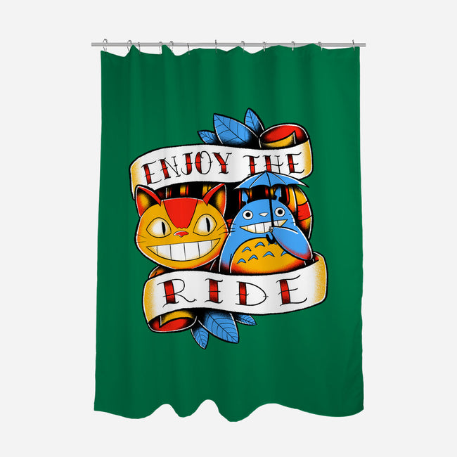 Enjoy The Ride-None-Polyester-Shower Curtain-estudiofitas