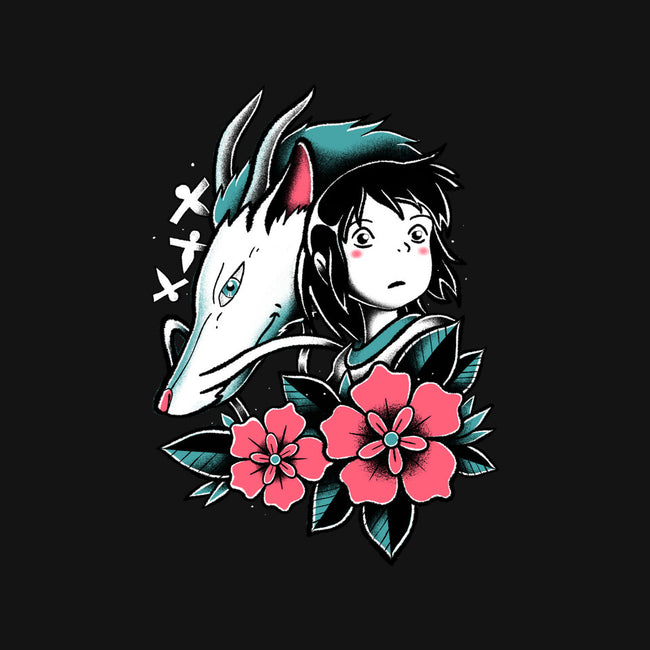 The Girl And The Dragon-Womens-Basic-Tee-estudiofitas