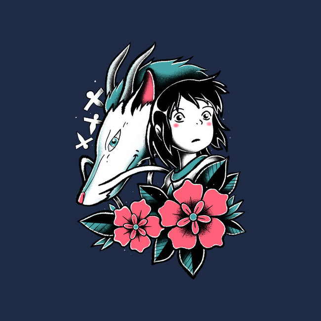 The Girl And The Dragon-Womens-V-Neck-Tee-estudiofitas