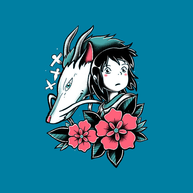 The Girl And The Dragon-None-Drawstring-Bag-estudiofitas