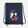 The Girl And The Dragon-None-Drawstring-Bag-estudiofitas