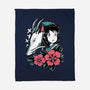 The Girl And The Dragon-None-Fleece-Blanket-estudiofitas