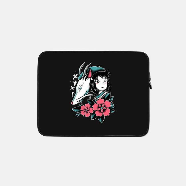 The Girl And The Dragon-None-Zippered-Laptop Sleeve-estudiofitas