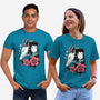 The Girl And The Dragon-Unisex-Basic-Tee-estudiofitas