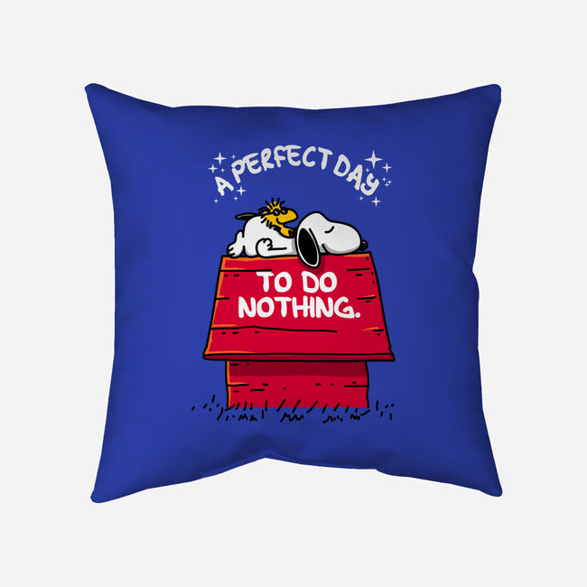 A Perfect Day-None-Removable Cover-Throw Pillow-erion_designs