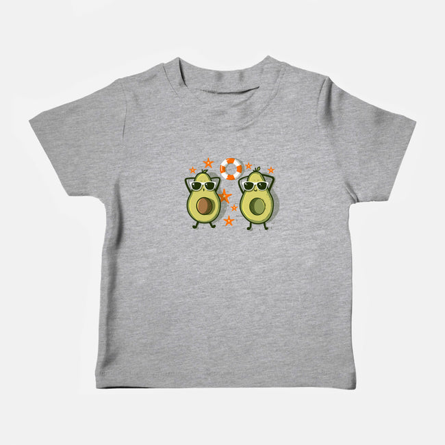 Summertime Avocados-Baby-Basic-Tee-erion_designs