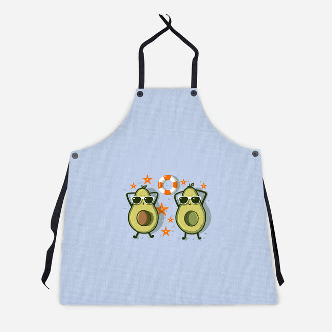 Summertime Avocados-Unisex-Kitchen-Apron-erion_designs