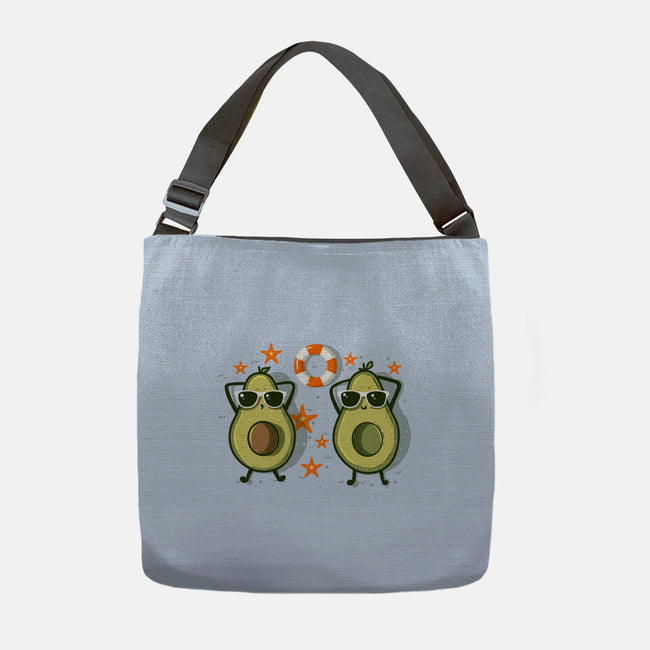 Summertime Avocados-None-Adjustable Tote-Bag-erion_designs
