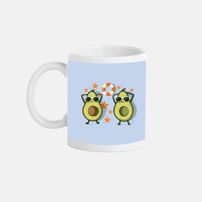 Summertime Avocados-None-Mug-Drinkware-erion_designs