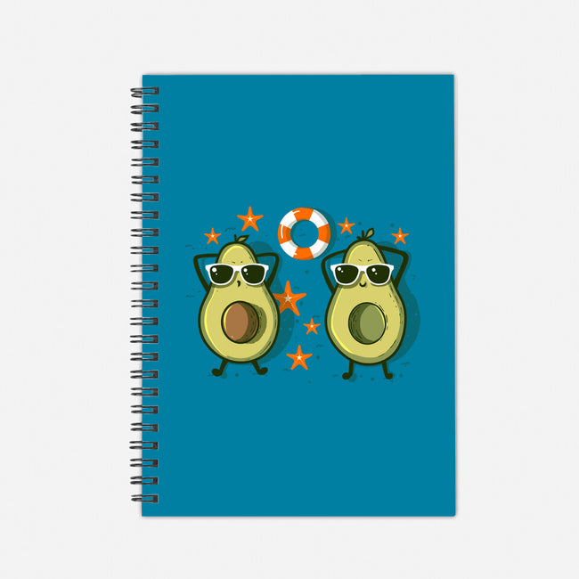 Summertime Avocados-None-Dot Grid-Notebook-erion_designs