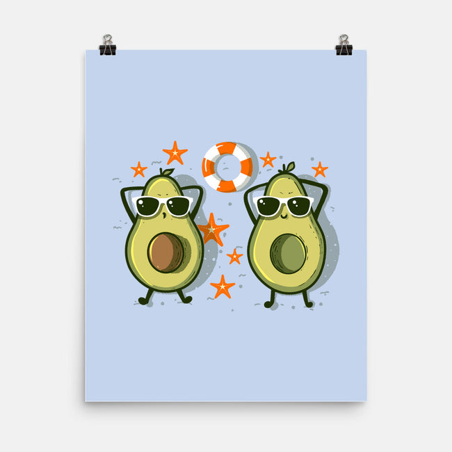 Summertime Avocados-None-Matte-Poster-erion_designs