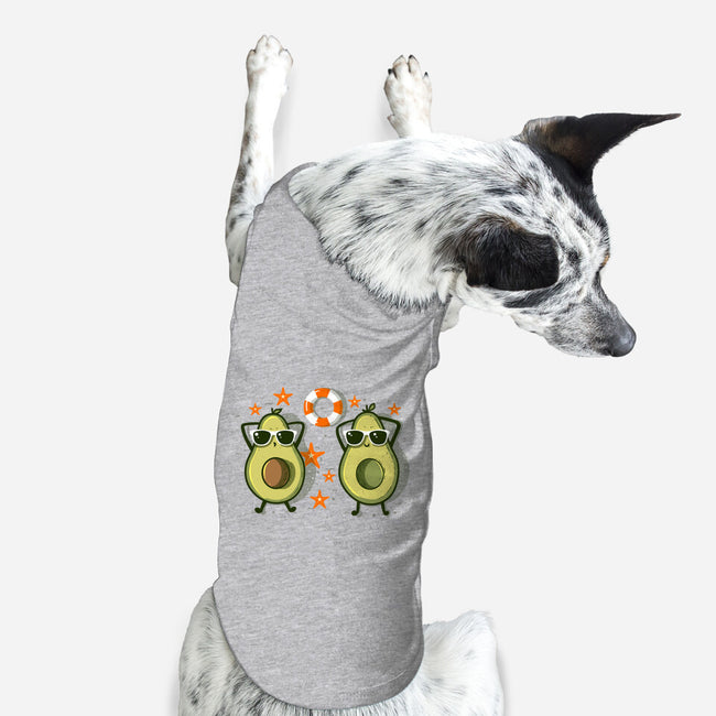 Summertime Avocados-Dog-Basic-Pet Tank-erion_designs