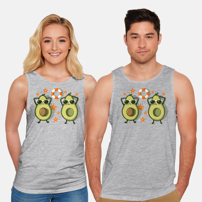 Summertime Avocados-Unisex-Basic-Tank-erion_designs
