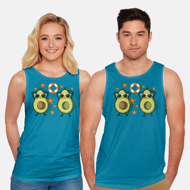 Summertime Avocados-Unisex-Basic-Tank-erion_designs