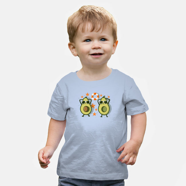 Summertime Avocados-Baby-Basic-Tee-erion_designs