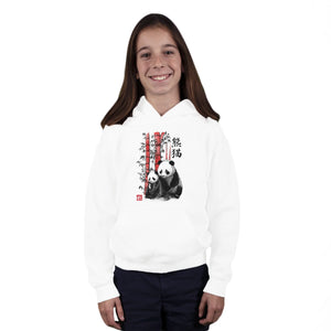 Panda And Cub Sumi-e