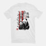 Panda And Cub Sumi-e-Womens-Basic-Tee-DrMonekers