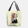 Panda And Cub Sumi-e-None-Basic Tote-Bag-DrMonekers