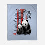 Panda And Cub Sumi-e-None-Fleece-Blanket-DrMonekers