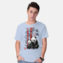 Panda And Cub Sumi-e-Mens-Basic-Tee-DrMonekers