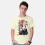 Panda And Cub Sumi-e-Mens-Basic-Tee-DrMonekers