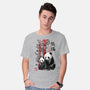 Panda And Cub Sumi-e-Mens-Basic-Tee-DrMonekers