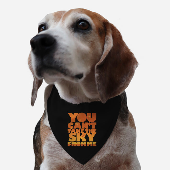 You Can't Take the Sky-dog adjustable pet collar-geekchic_tees