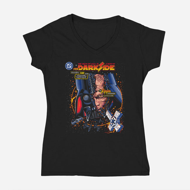 Dark Sabbath-Womens-V-Neck-Tee-CappO