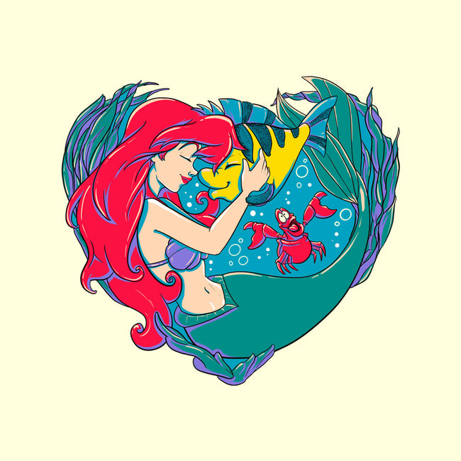Mermaid Love-None-Drawstring-Bag-ellr