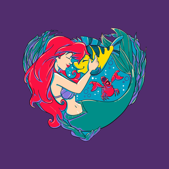 Mermaid Love-None-Drawstring-Bag-ellr