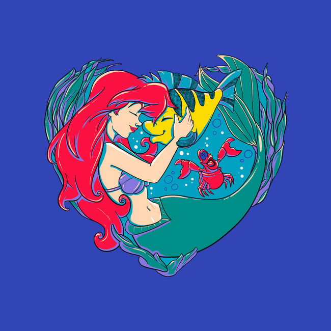 Mermaid Love-Mens-Basic-Tee-ellr