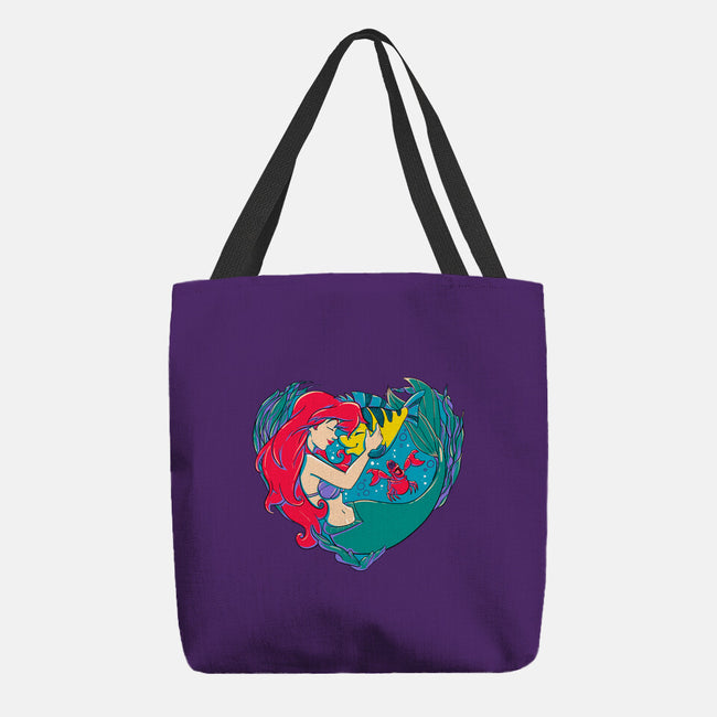 Mermaid Love-None-Basic Tote-Bag-ellr