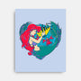 Mermaid Love-None-Stretched-Canvas-ellr