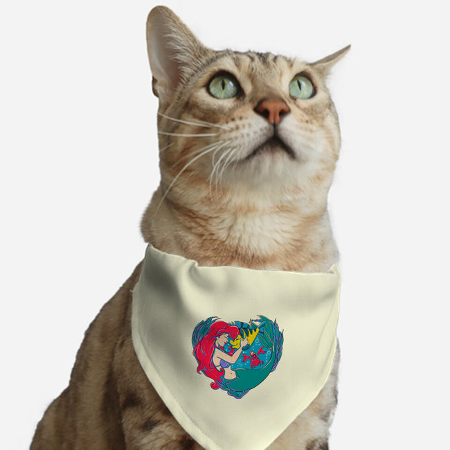 Mermaid Love-Cat-Adjustable-Pet Collar-ellr