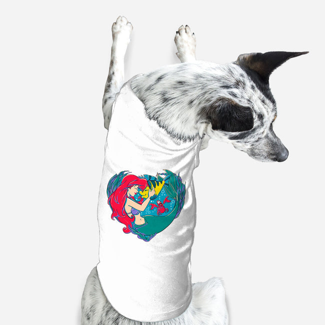 Mermaid Love-Dog-Basic-Pet Tank-ellr