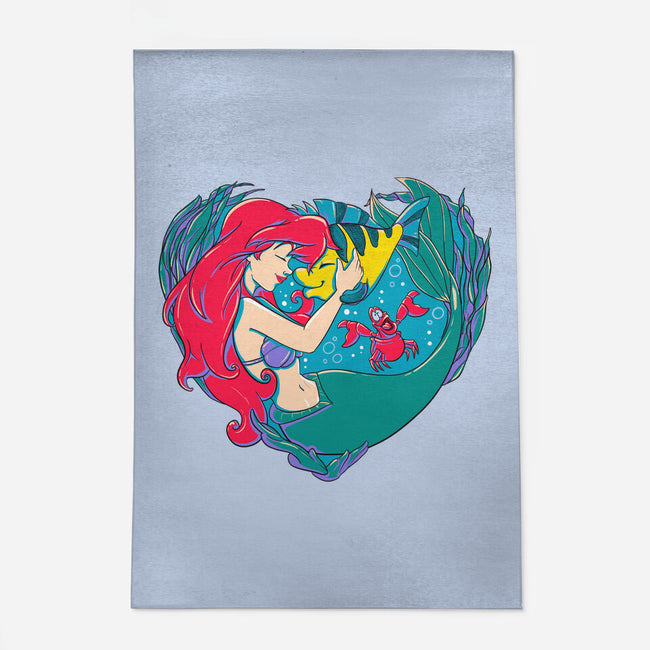 Mermaid Love-None-Indoor-Rug-ellr