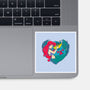 Mermaid Love-None-Glossy-Sticker-ellr