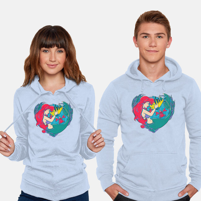 Mermaid Love-Unisex-Pullover-Sweatshirt-ellr
