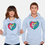 Mermaid Love-Unisex-Pullover-Sweatshirt-ellr