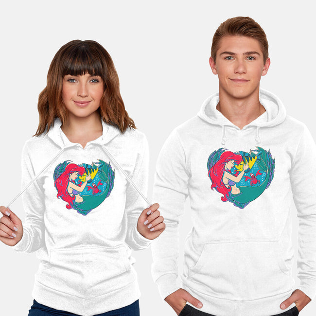 Mermaid Love-Unisex-Pullover-Sweatshirt-ellr