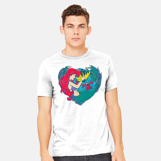 Mermaid Love-Mens-Heavyweight-Tee-ellr