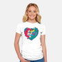 Mermaid Love-Womens-Fitted-Tee-ellr