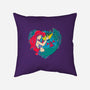 Mermaid Love-None-Removable Cover-Throw Pillow-ellr
