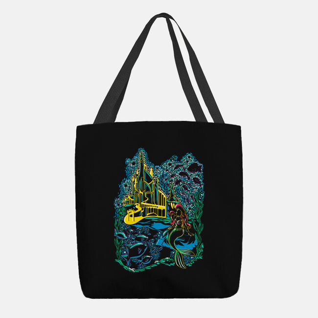 Impressionist Mermaid-None-Basic Tote-Bag-ellr