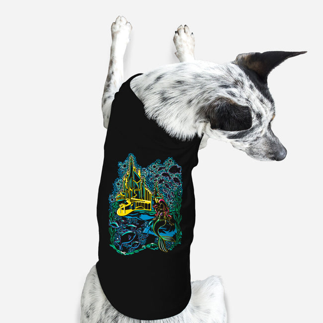 Impressionist Mermaid-Dog-Basic-Pet Tank-ellr