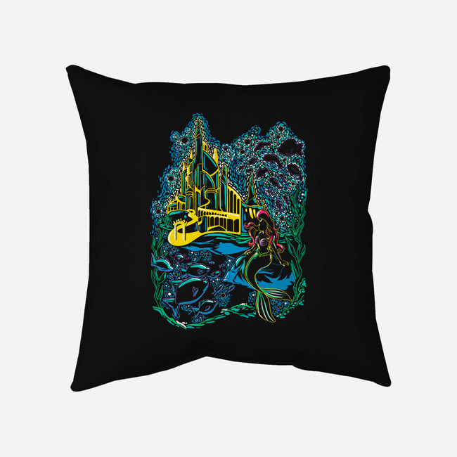 Impressionist Mermaid-None-Removable Cover w Insert-Throw Pillow-ellr